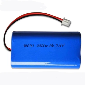 

1x Buffle 2600mAh 18650 7.4V Lithium Rechargeable Batteries Loudspeakers Bluetooth Power Bank 2S Battery Packs 2pcs in Parallel