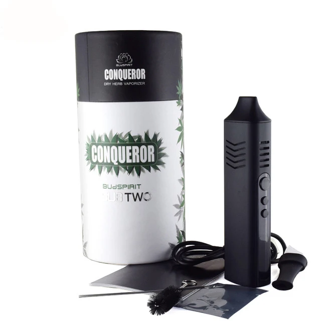 

Conqueror Dry Herb Vaporizer Electronic Cigarette Kits 2200mah build-in Battery dry Herbal box mod vape pen vapor kit