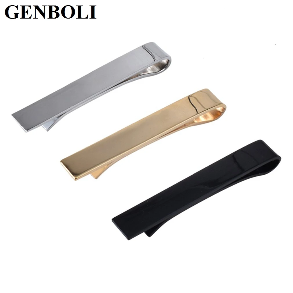 

3PCS/SET Men Tie Clip Stainless Steel Fashion Solid Color Exquisite Necktie Tie Clips Jewelry Business Regular Ties DIY Jewelry