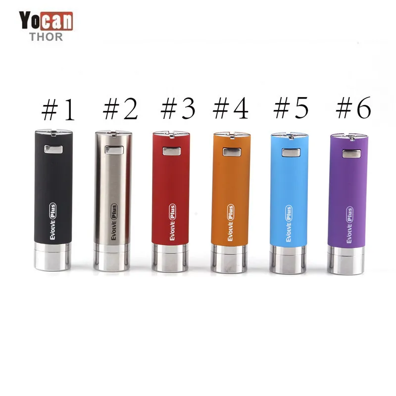 Original YOCAN EVOLVE Plus Battery Electronic Cigarette Mod with 1100mah Battery Built-In Vape Pen Battery Original YOCAN EVOLVE Plus Battery Electronic Cigarette Mod with 1100mah Battery Built-In Vape Pen Battery