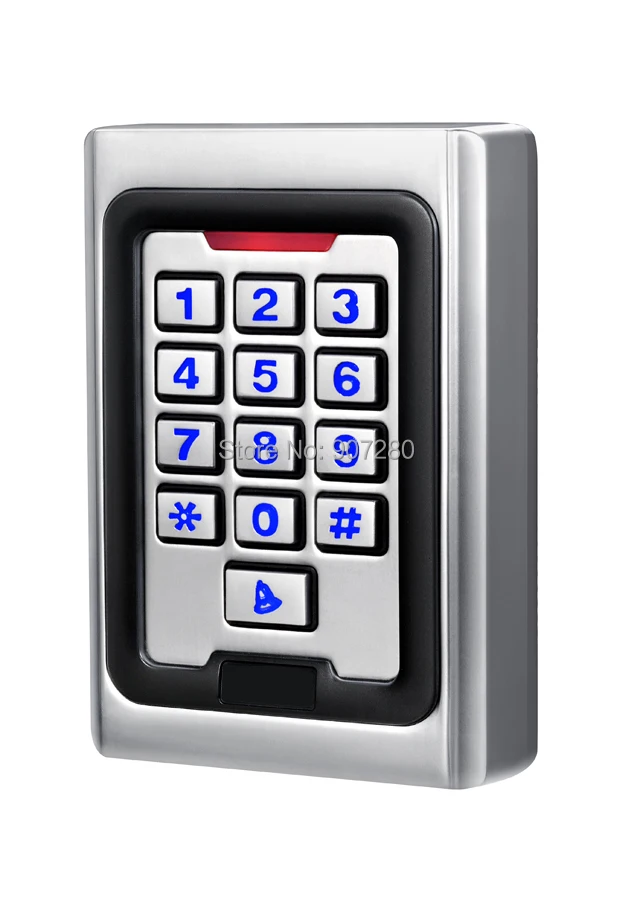 

New Arrival Metal Case Anti-Vandal 125KHz IP68 Waterproof RFID Access Control Keypad (wiegand 26 input & output)