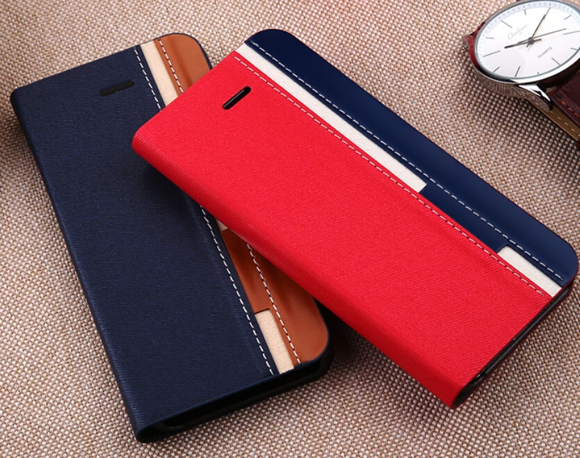 

For iPhone 6 plus leather case contrast color series case for iPhone 6 plus /for iPhone 6/Note 4/S5/Lumia 630 2pcs/lot free ship