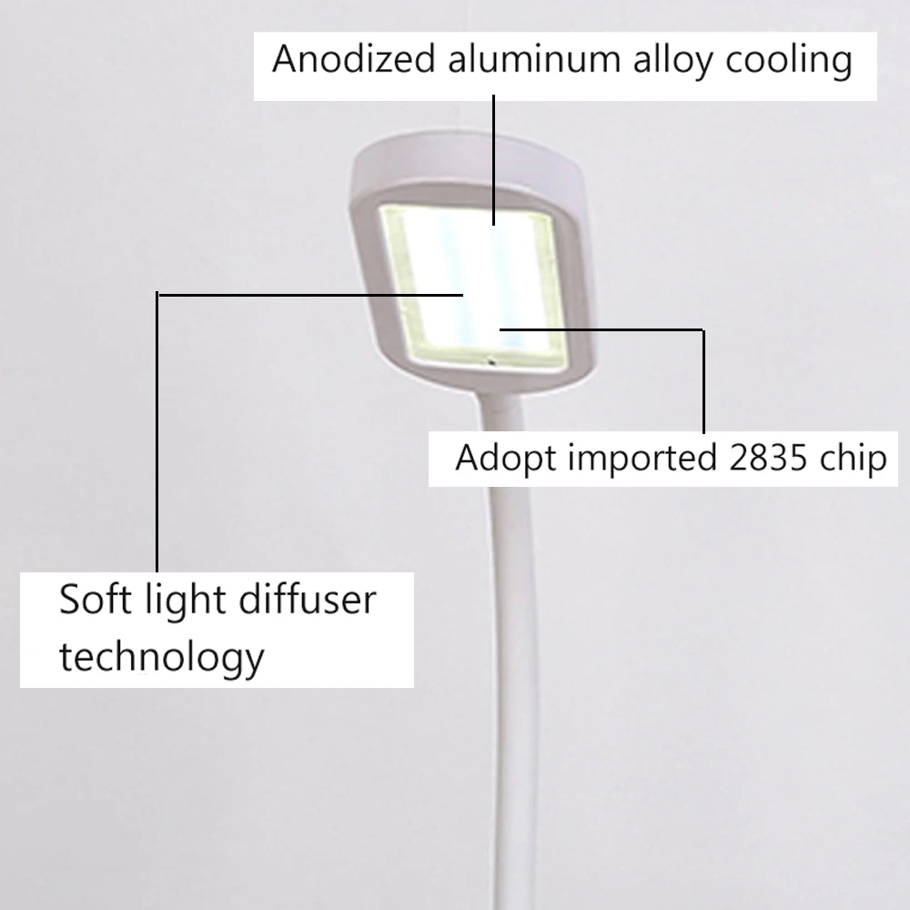 Настольная лампа ПВХ Защита глаз затемнение светодиодный настольный светильник Настольная лампа с зажимом прикраватная лампа для чтения детей огни