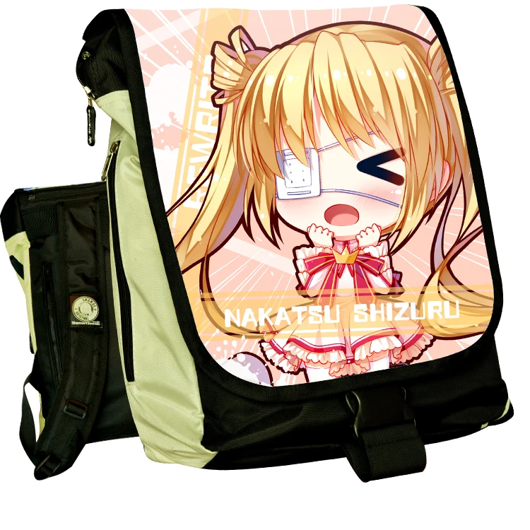 

Anime Rewrite COSPLAY Kanbe Kotori Casual fashion for men and womenComputer Backpack Student Bag Backpack