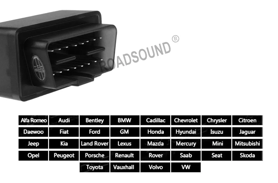 Bluetooth OBD2 II Авто сканер диагностический инструмент YHOBD001