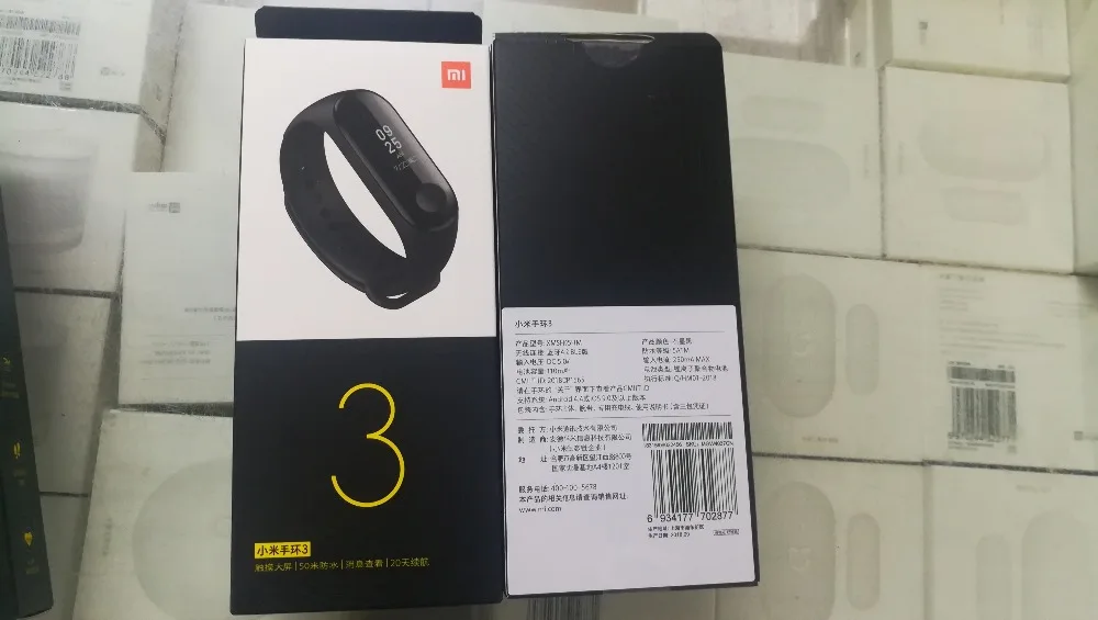 Смарт браслет Xiaomi Mi Band 3 водонепроницаемый с большим OLED пульсометром оригинал в