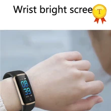 Динамический монитор сердечного ритма приборы для измерения артериального давления здоровья BT4.0 Фитнес цветной Экран Смарт Фитнес трекер для ios и android