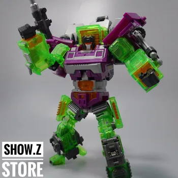

[Show.Z Store] NBK NBK-03C Bulldozer Bonecrusher Clear Version Transformation Action Figure