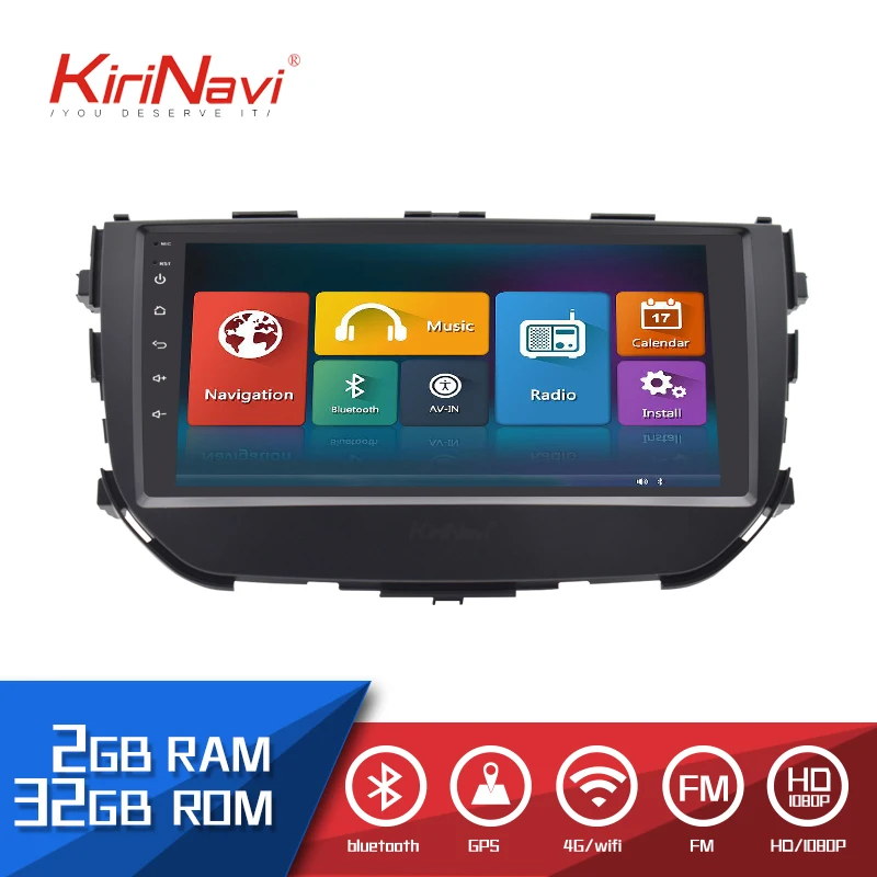 

Kirinavi Car Radio 9" Touch screen 2 Din auto android for Suzuki Brezza dvd audio multimedia Navigation player radio