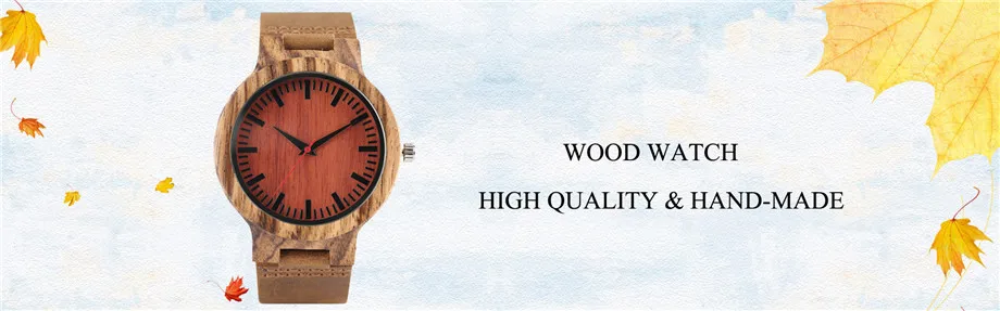 WOOD WATCH QUARTZ