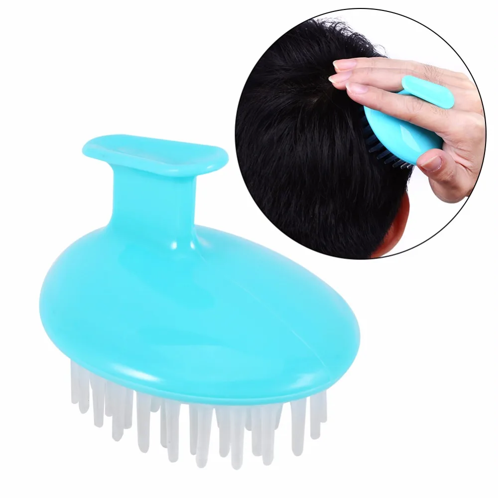 Professional Shampoo Scalp Massager Shower Bathing Washing Clean Massage Brush Comb Body Head Hair Scrubber Hand Massage Tool