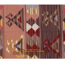 Тканевый килим тяжеловесный подарок геометрический Коврик для спальни шерсть вязаные ковры