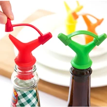 Двуглавый бутылка с соевым соусом рот пробка вышибала размер и размер вина пробка перевернутый масляный сопло жидкий дефлектор