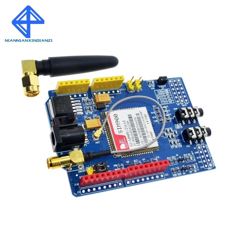 

SIM900 850/900/1800/1900 MHz GPRS/GSM Development Board Module Kit For Arduino