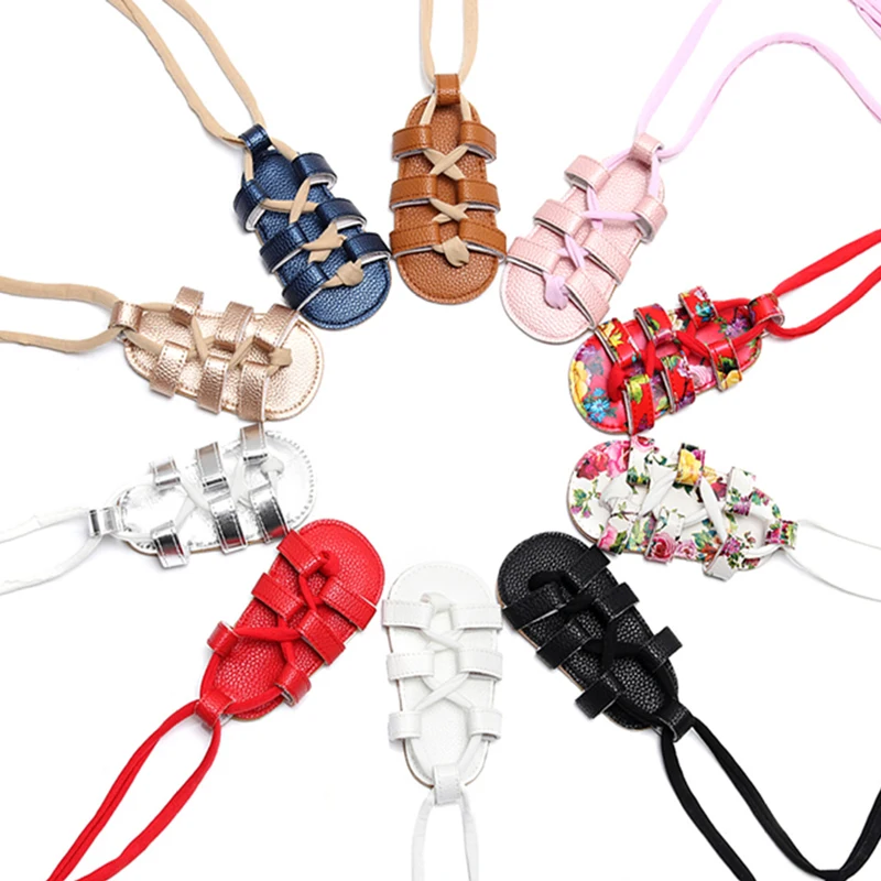 

Sunbaby Multi Color Summer Fashion Baby Shoes Lace Up Soft Rubber Sole Roman Baby Girl Sandals Infant Gladiator Sandals