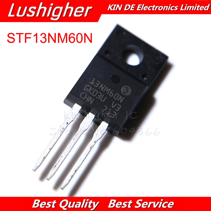 10 шт. STF13NM60N TO220 13NM60N TO-220F 13NM60 F13NM60N STF13NM60 | Электронные компоненты и принадлежности