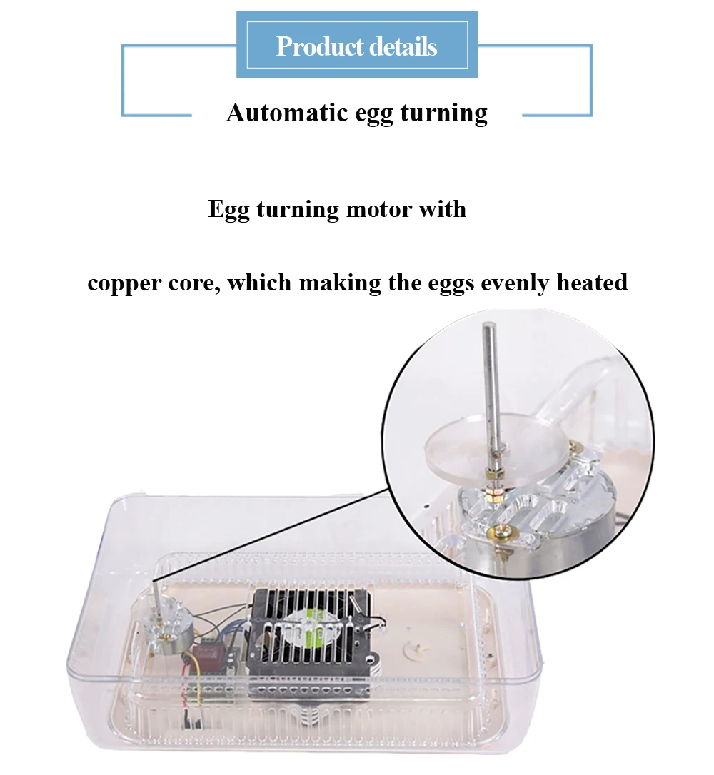 Известный бренд модель JN24 Птичье яйцо инкубатор Авто контроль температуры и влажности Хэтчер плюс подарок фонарик