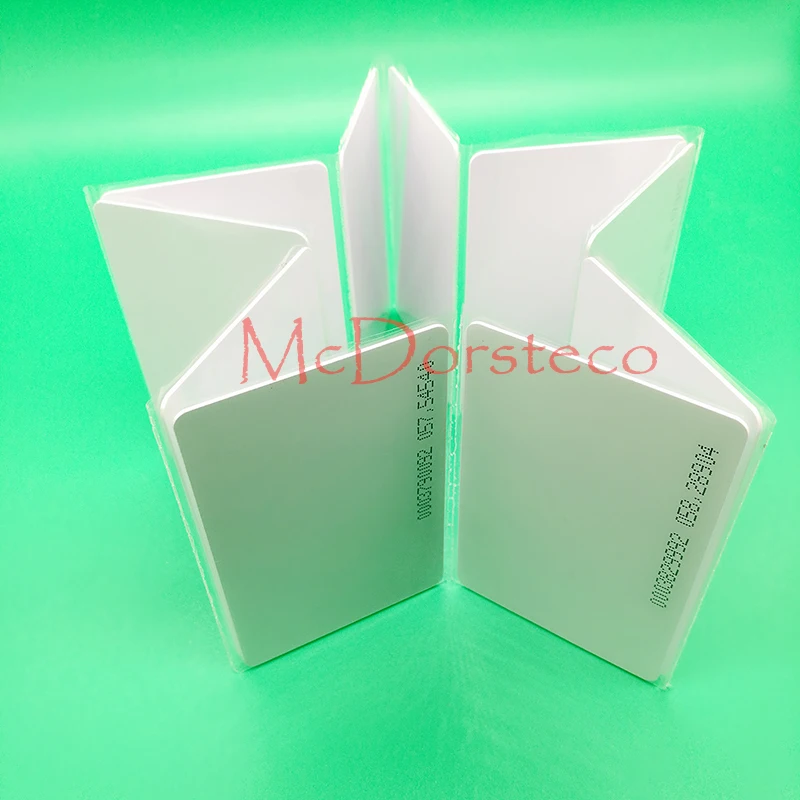 

10 pcs 0.8mm ID thin Card TK4100 Chip Read only 125kHz RFID ID Card Access Control System Card Access Key Only