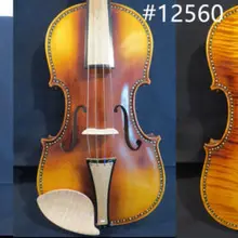 Strad стиль SONG бренд мастер скрипки 4/4 инкрустация оболочки очистки отличный звук#12560