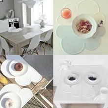 Baby Kids Silicone Cloud Placemat Table Mat Food Mats Dining Table Placemats For Dishes