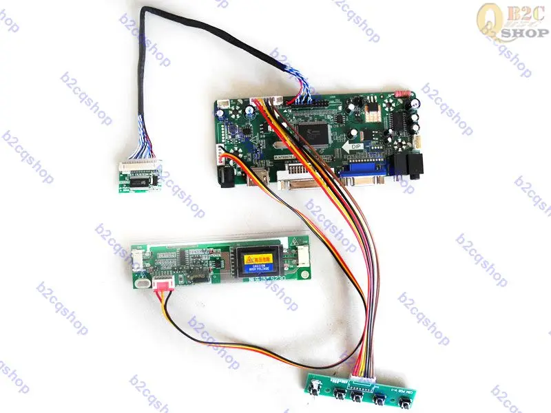 

NT68676 ( HDMI + DVI + VGA ) LCD Screen Controller Board Kit for LB121S02(A2) panel 800X600 2-lamp inverter