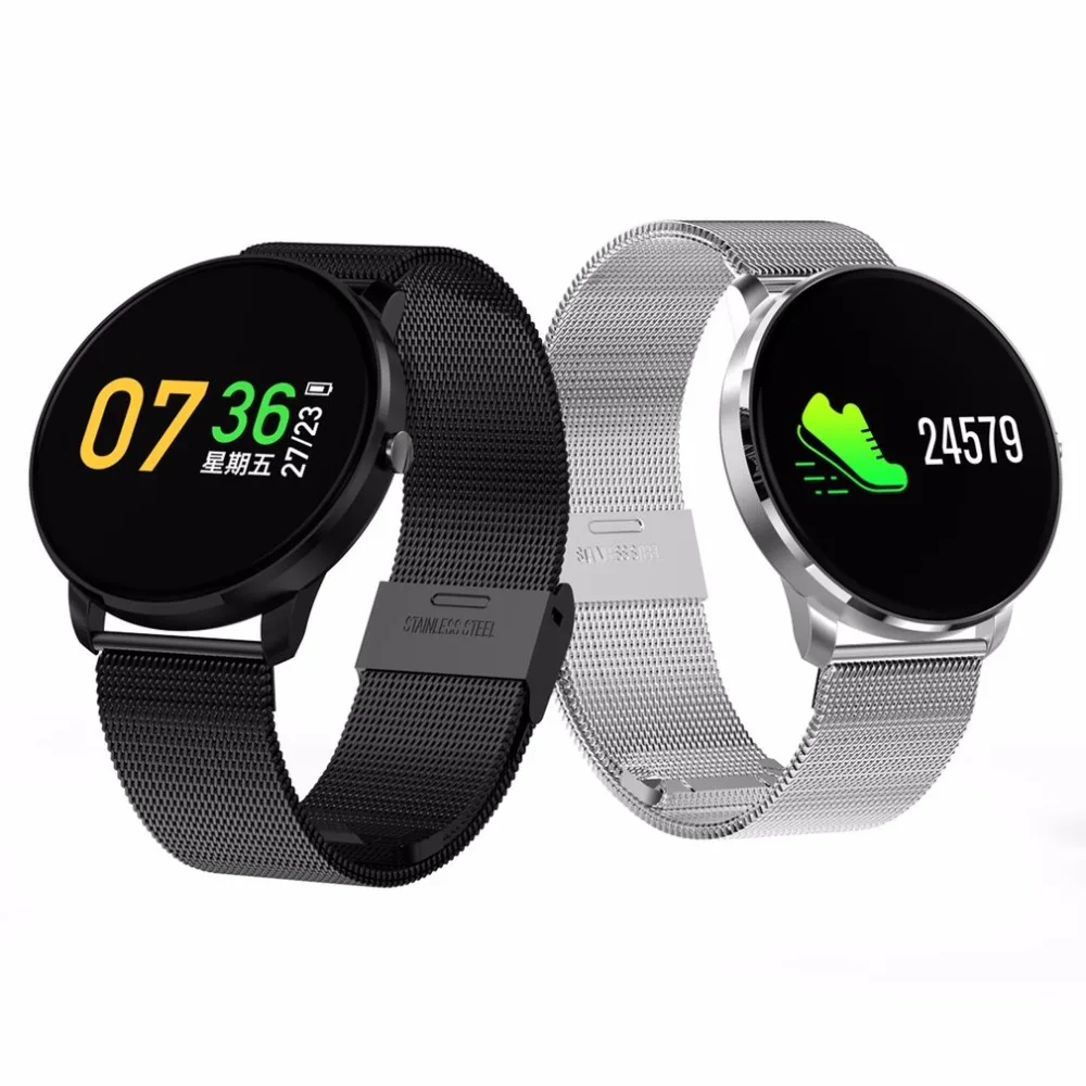 

Metal strap CF007S Color Screen Sport Smart Wristband CF007 Heart Rate Blood Pressure Oxygen Waterproof Fitness Smart Bracelet