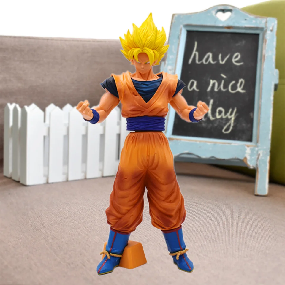 

32cm Dragon Ball Z Resolution Of Soldiers Gohan Son Goku ROS PVC Action Figure Brinquedo PVC Models Toys Gift For Friends