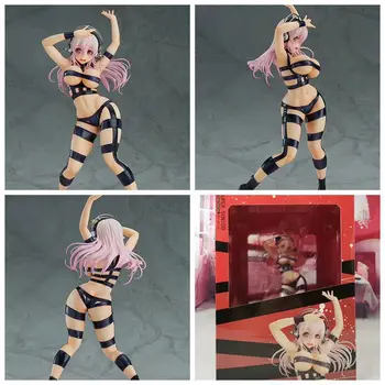 

New 24cm Sexy Girl Anime Super Sonico Hot limit ver. PVC Action Figure Collectible Model Toys For Children Gift