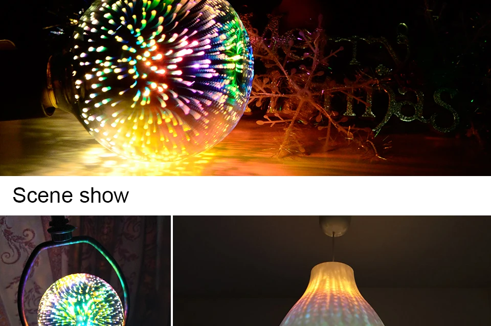 Ampoule LED E27 3D Fireworks Bulb  (4)