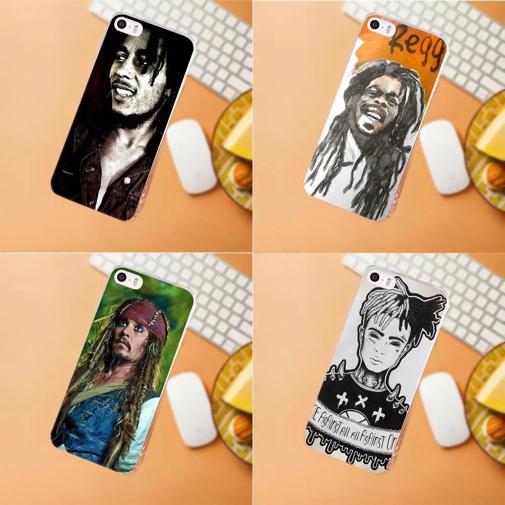 

For Huawei G7 G8 Honor 5A 5C 5X 6 6X 7 8 V8 Mate 8 9 P7 P8 P9 P10 Lite Plus Soft TPU Cover Cases Cool Haircut Dreadlocks