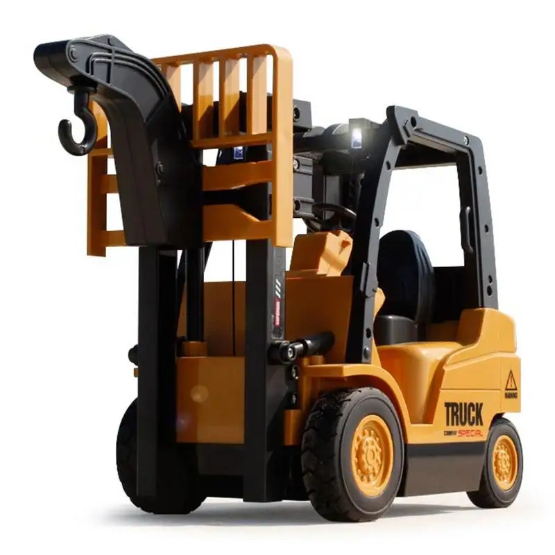 

Boy toys Wired Remote Control Light Engineering Vehicle Electric Digging Excavator Bulldozer Grasping Wood Machine Children toy