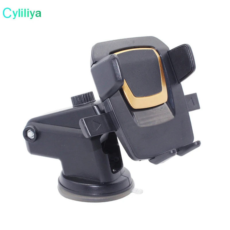 Discount 50 Easy One Touch 3 Car Mount Universal Phone Holder 360 Degree Suction Cup Cradle Stand Holders for iPhone X Samsung S8 Note 8 2