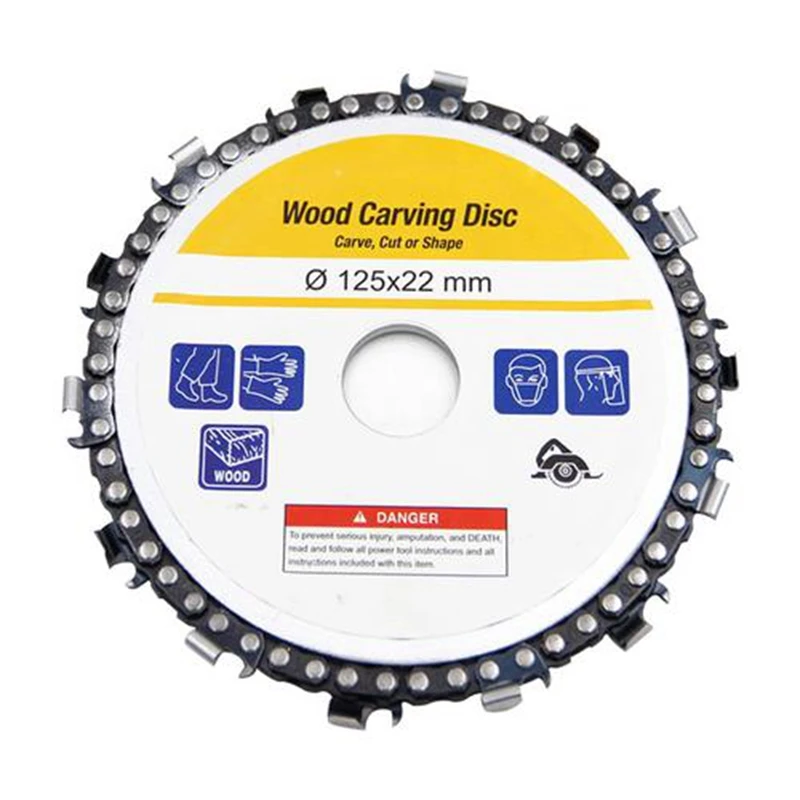 5-inch 14-tooth Chain Plate Woodworking Chain Saw Disk Cutting Piece Woodwork Slotted Saw Blade2