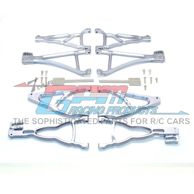 Алюминиевый передний+ задний верхний и нижний рычаг подвески-8 шт. Набор для TRAXXAS E-REVO 56087-1 E-REVO 560871, REVO, SUMMIT