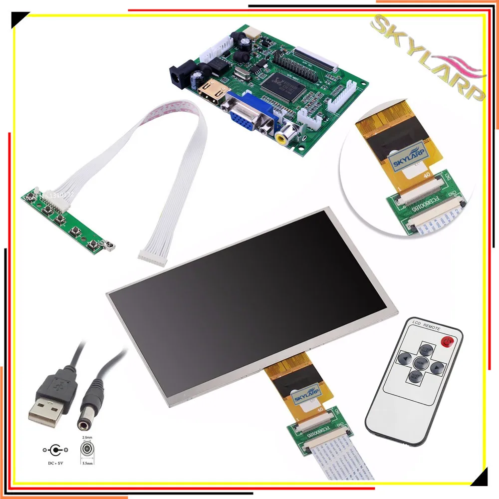 7.0 Inch 40pins 1024(RGB)*600 TFT EJ070NA 01J LCD Screen