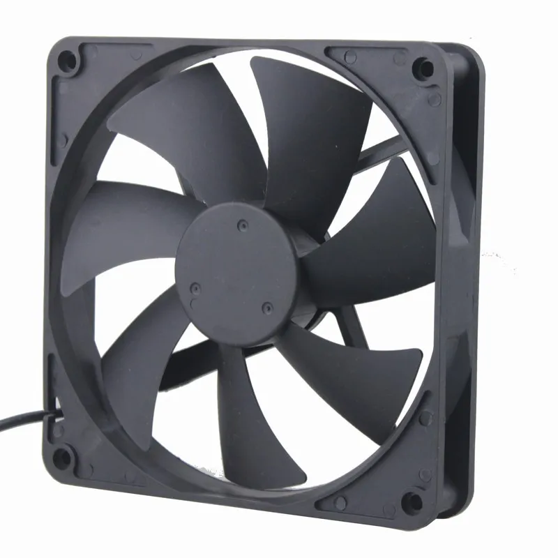  2Pin Brushless DC 140MM Fan 24V  for computer Case Cooler CPU Cooling  140X140X25mm New 2 Wire
