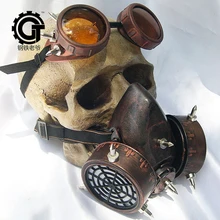 Steampunk Retro glasses Gas Masks goggles gothic cosplay props anti-fog haze Men and Women Mask
