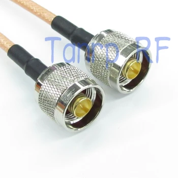 

2pcs 20CM Pigtail jumper coaxial cable 8INCH N male plug to N male plug RF connector adapter RG142 extension Cabel