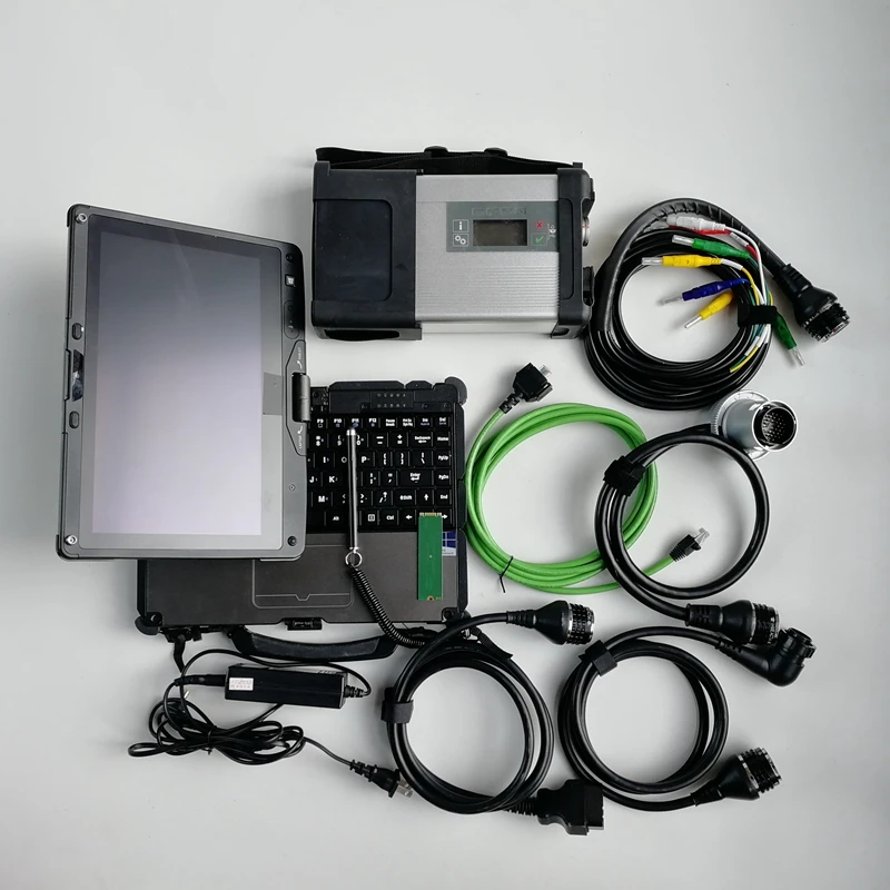 2019 Супер MB Star C5 + 480 GB SSD с программным обеспечением v052019 Getac V110 4G I5 используется