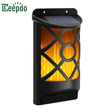 

Solar Lights Outdoor Wall Lights LED Waterproof Auto Switch Flame Night Lights Garden Yard Lawn Roof Lighting Decoration