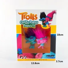 2017 Trolls Anime Action Poppy Branch Plastic Vinyl Glue Model Figure Home Car Party Decoration Man