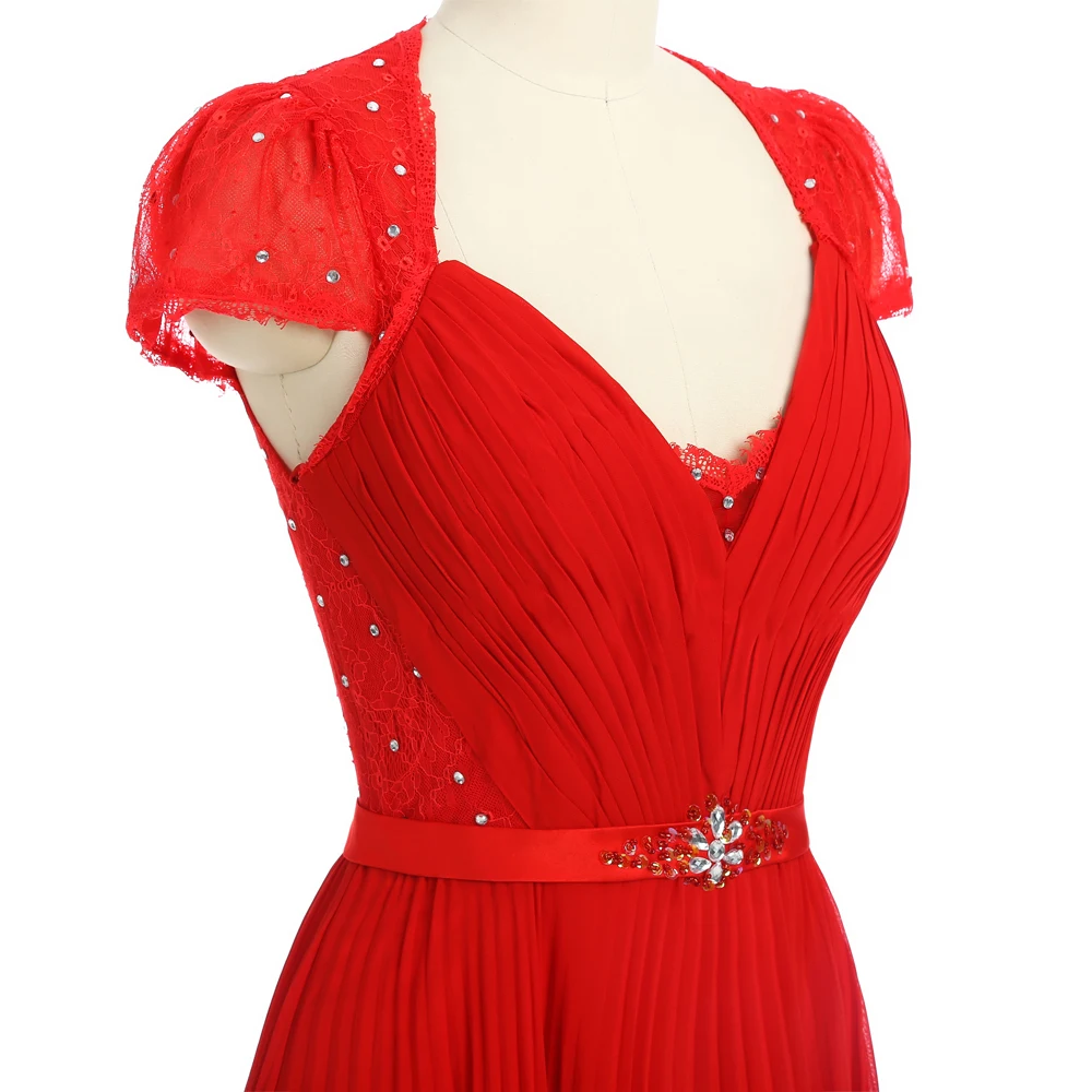 Chiffon Lace Frisada Famosos Vestidos No Tapete Vermelho