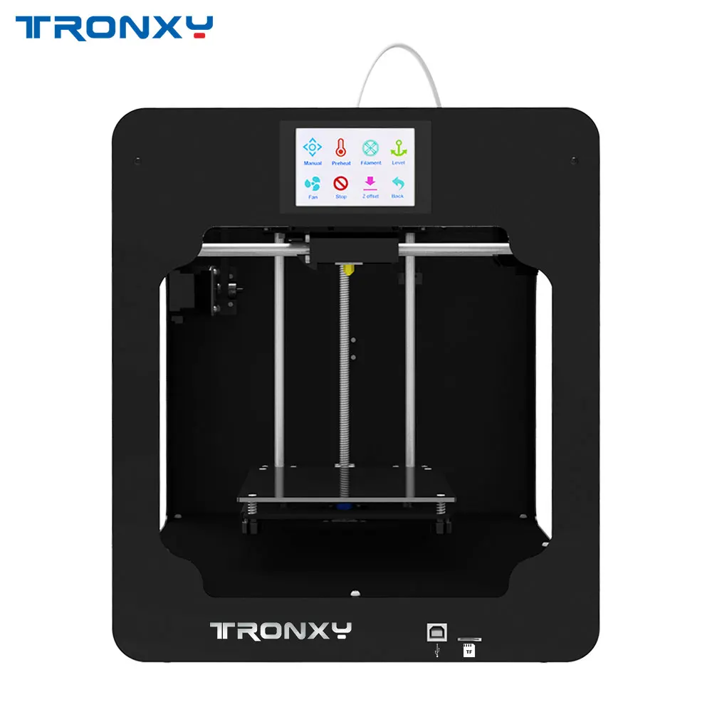 

Tronxy C2 Full Metal 3D Printer 3.5 Inches Touch Screen and supports TF card or USB printing
