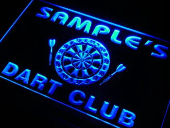 

ts-tm Name Personalized Custom Dart Club Bar Beer Neon Sign with On/Off Switch 7 Colors 4 Sizes