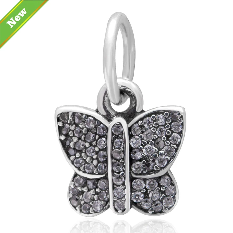 

New butterfly charms 925 sterling silver diy jewelry for women Fits for Pandora Bracelets free shipping