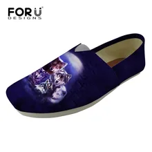 FORUDESIGNS/классный принт; женские дизайнерские туфли на плоской подошве с объемными животными; женские слипоны без застежки; персонализированные женские лоферы для отдыха