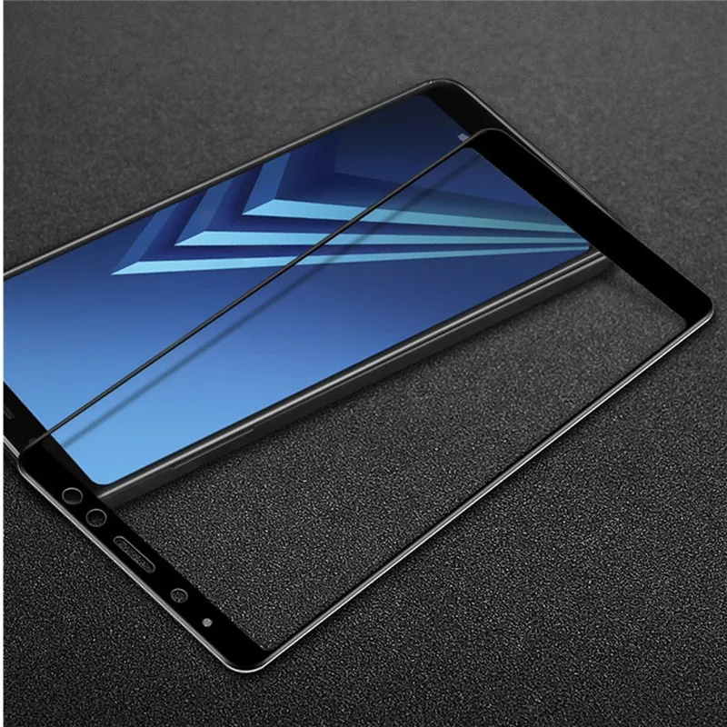 full cover tempered glass screen protector for samsung galaxy a8 plus 2018 08