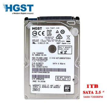 

HGST Brand Laptop PC 2.5 "1TB Sata2-Sata3 3Gb/s-6Gb/s Notebook hdd hard disk drive 1000GB 16/32mb 5400RPM-7200RPM free shipping