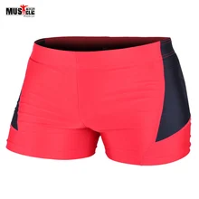 MUSCLE ALIVE шорты для бодибилдинга мужские облегающие укороченные компрессионные штаны Одежда для спортзала тренировок для мужчин спандекс полиэстер размер XL
