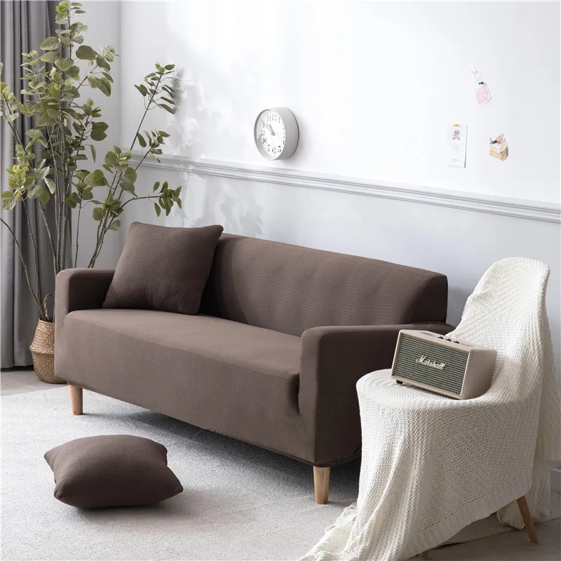 Чехол с вафельным узором, водоотталкивающий чехол для дивана, высококачественный чехол для дивана, эластичный Универсальный защитный чехол для мебели
